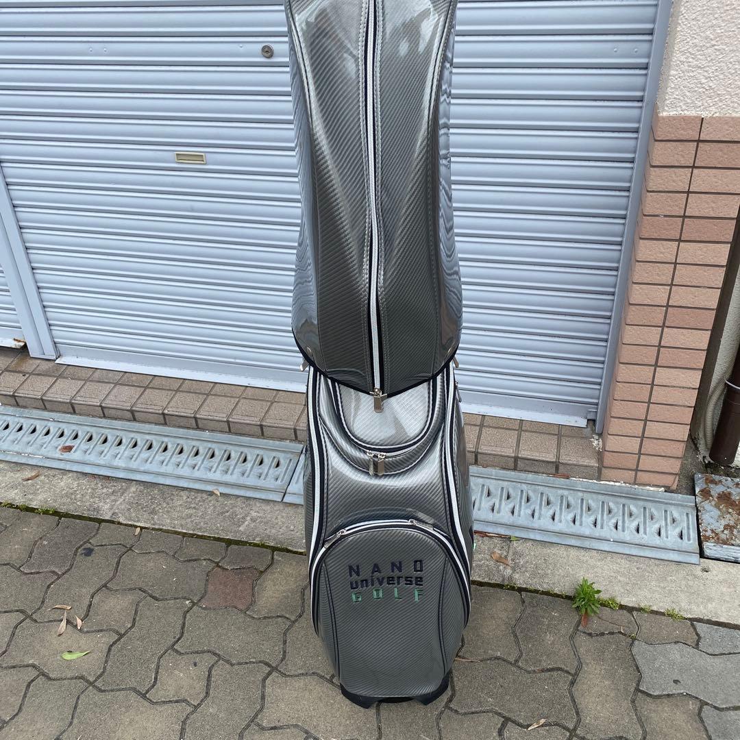 新品未使用　NANO UNIVERSE グレー キャディバッグ