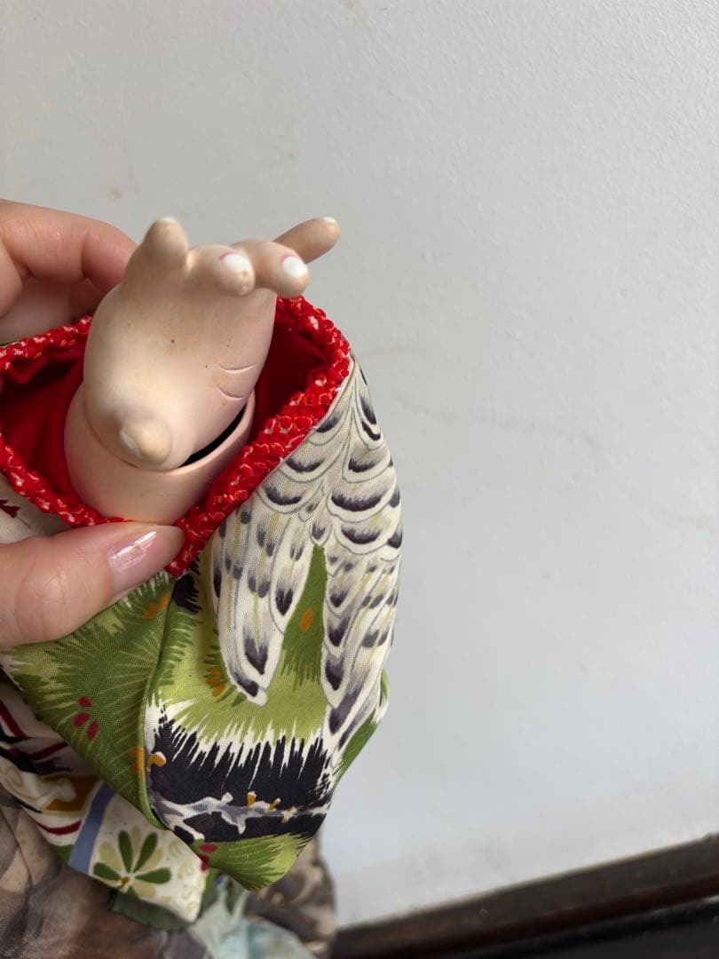 市松人形 伝統工芸　日本人形　訳あり　男の子　昭和レトロ　着物　和服