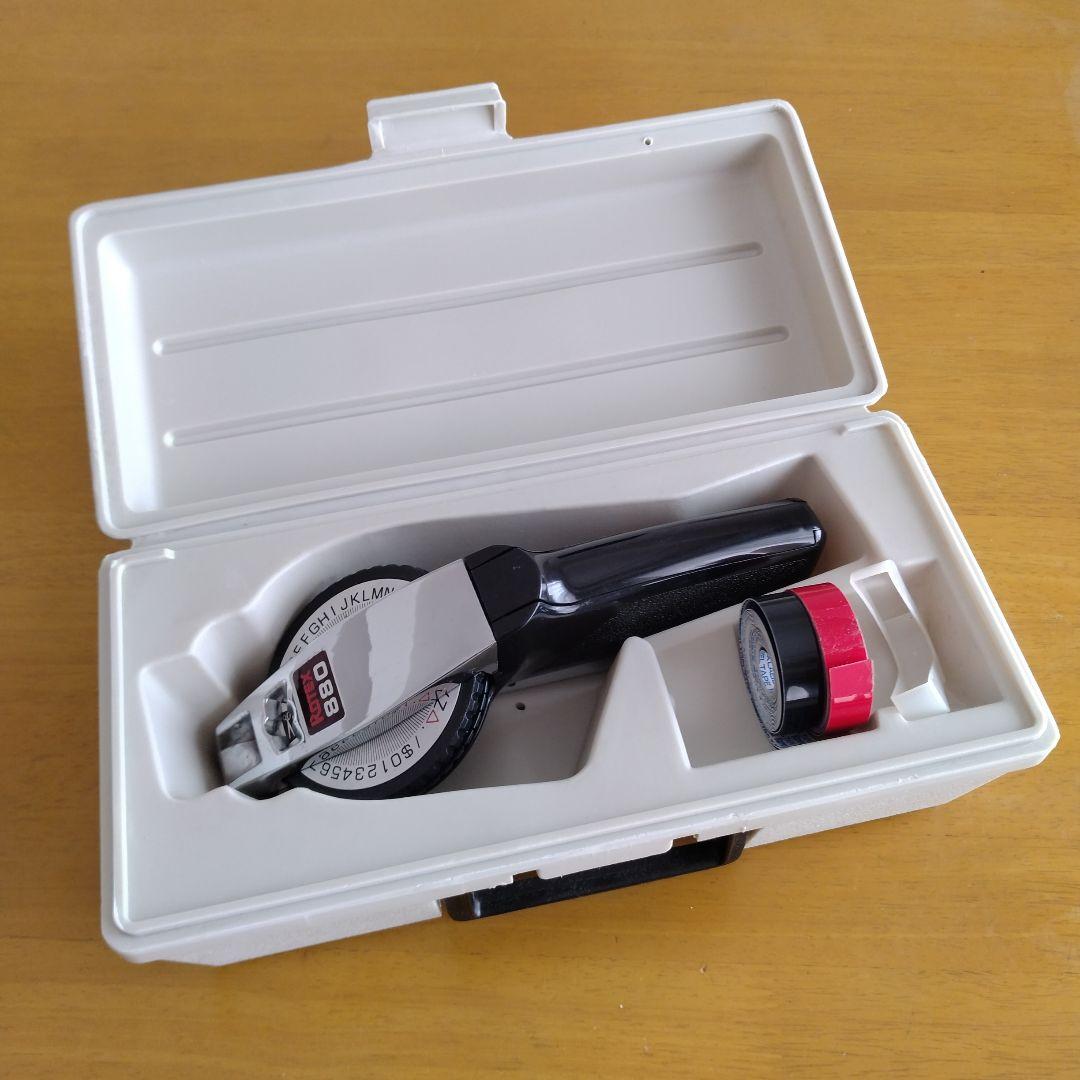 ビンテージRotex 880ラベルメーカー 動作確認済み、テープ付属