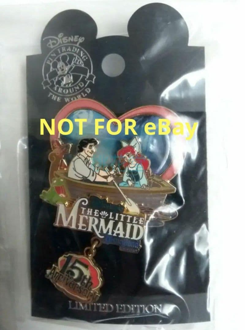 ディズニー リトルマーメイド プリンセス アリエル エリック ピン ピンバッジ