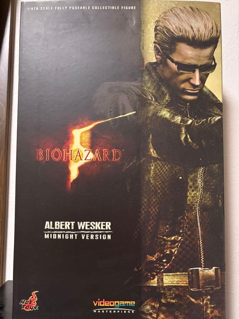 ホットトイズ　バイオハザード５　ウェスカー（ミッドナイト版）未使用　フィギュア