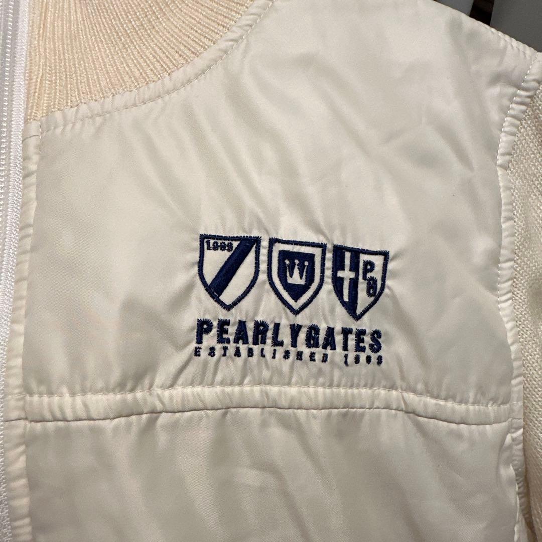 ★PEARLY GATES アイボリー ジップアップセーター2★