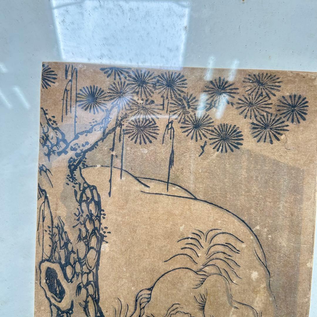 歌川国長 真作 浮世絵木版画 漁師と象の作品