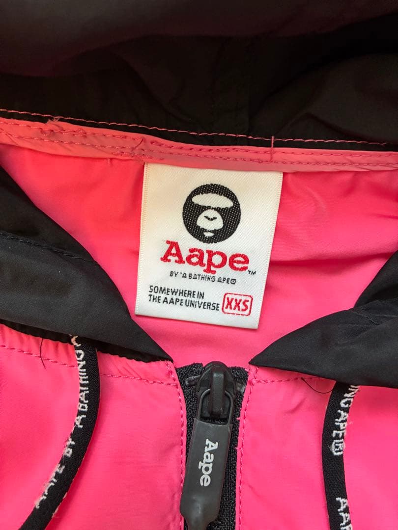 AAPE BY A BATHING APE® ピンク ナイロンジャケット