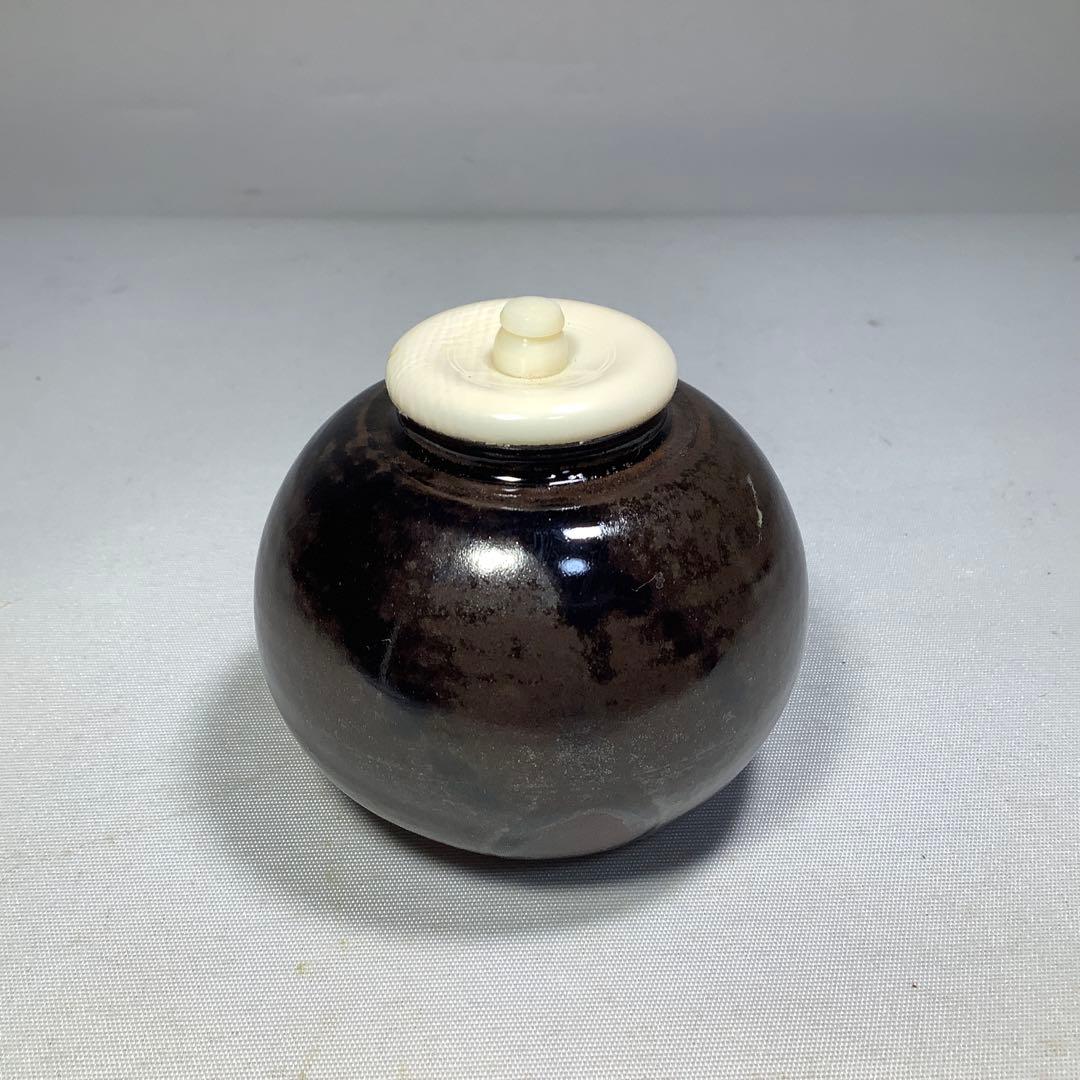 大名物　模　北野茄子　茶入　笹田有祥　茶道具　送料無料