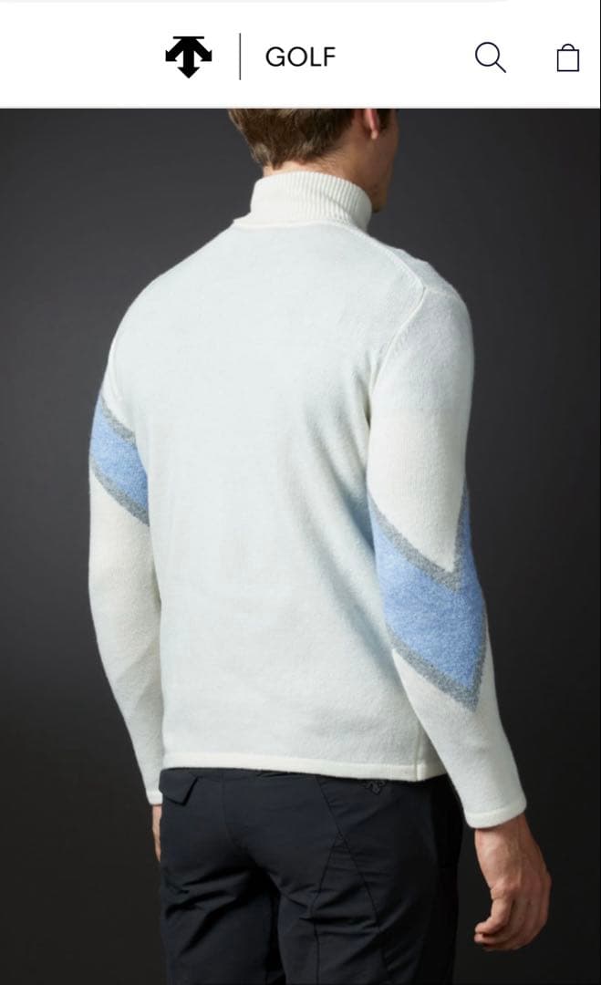 DESCENTEgolf タートルネック　セーター ゴルフウェア