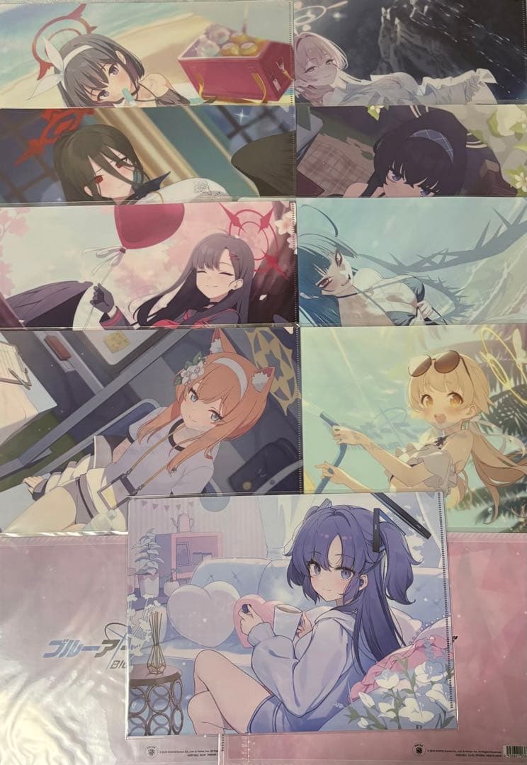 ブルーアーカイブ　クリアファイル　セット