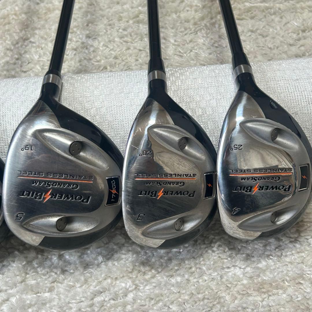 初心者　メンズ　右利き用　13本　ゴルフセット　キャディバッグ付き