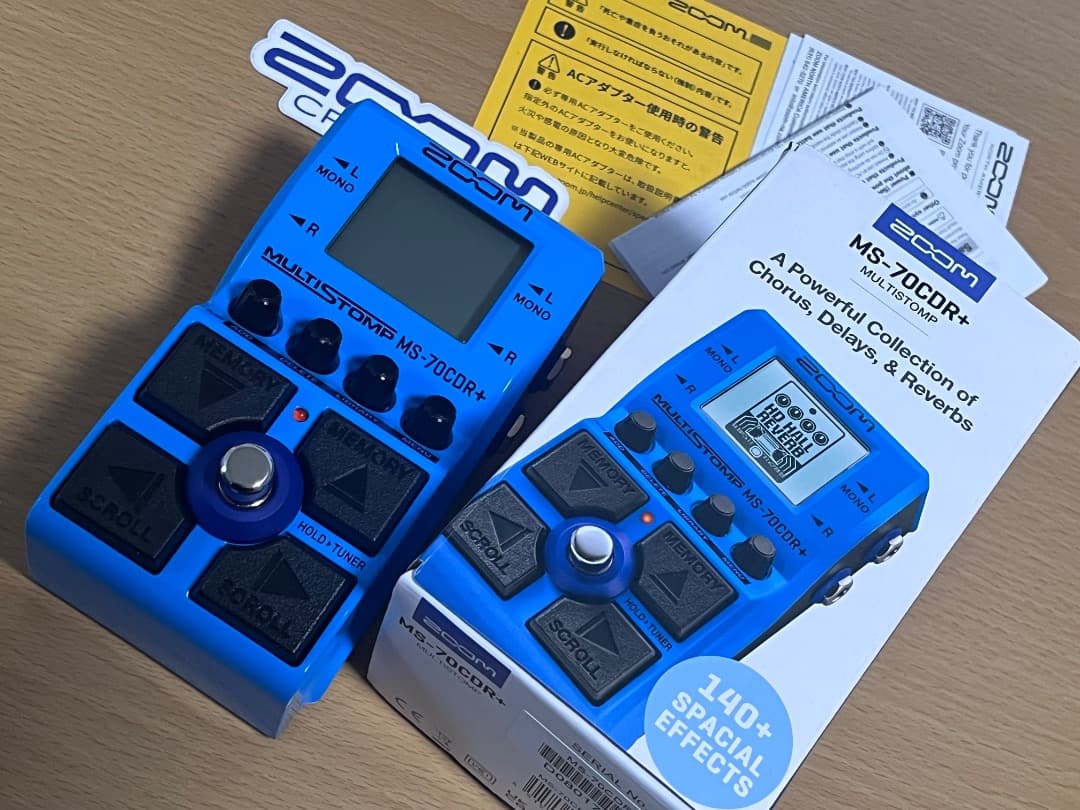 【超美品】ZOOM MULTISTOMP MS-70CDR+