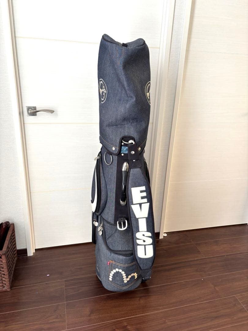 超美品　EVISU デニムゴルフバッグ
