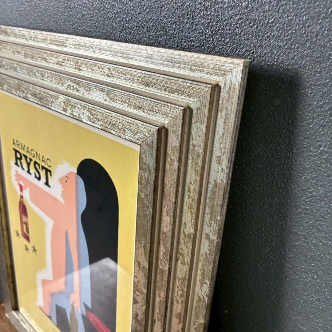美品 レイモン・サヴィニャック「アルマニャック・リスト」リトポスター お洒落額装