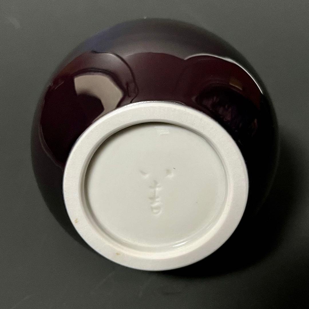 【徳上品】人間国宝三代徳田八十吉　未使用花生　美しく溶け合う青の芸術品