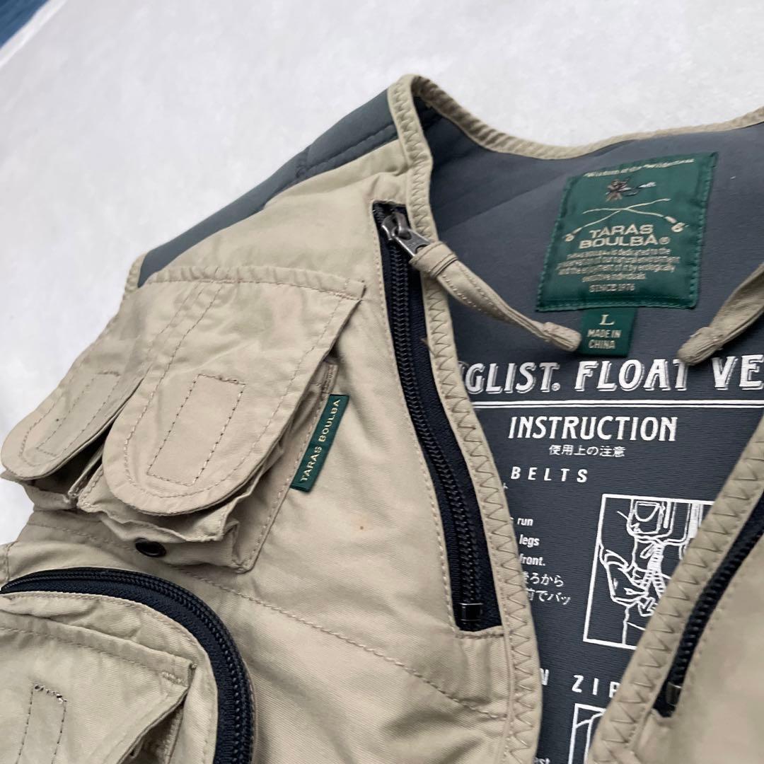 レア‼️ TARAS BOULBA アシックス　フィッシングフロートベスト　L