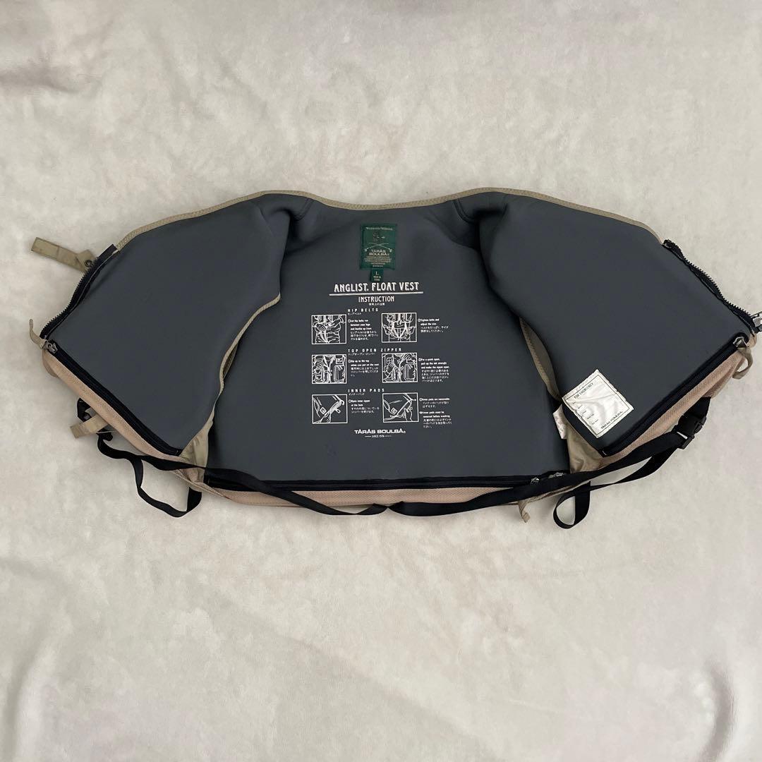 レア‼️ TARAS BOULBA アシックス　フィッシングフロートベスト　L