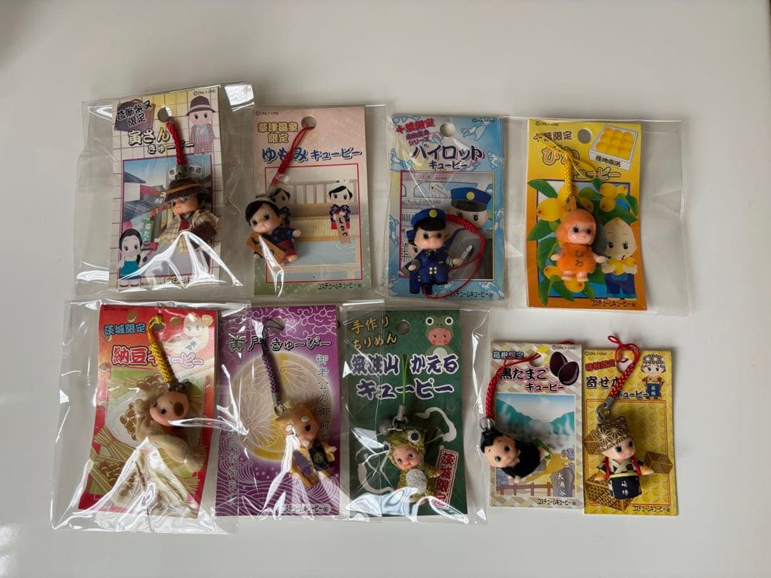 キューピー 御当地 ストラップ　59点