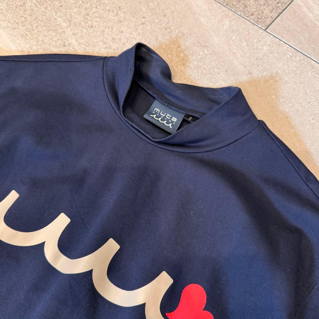 ヒロmuta marin スロープモックネックシャツ2025