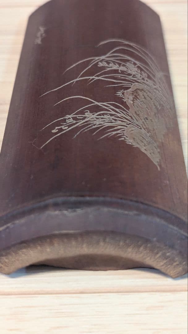 煎茶道具　仙媒　茶合　茶則　茶量　竹　煎茶　茶道　骨董　古美術