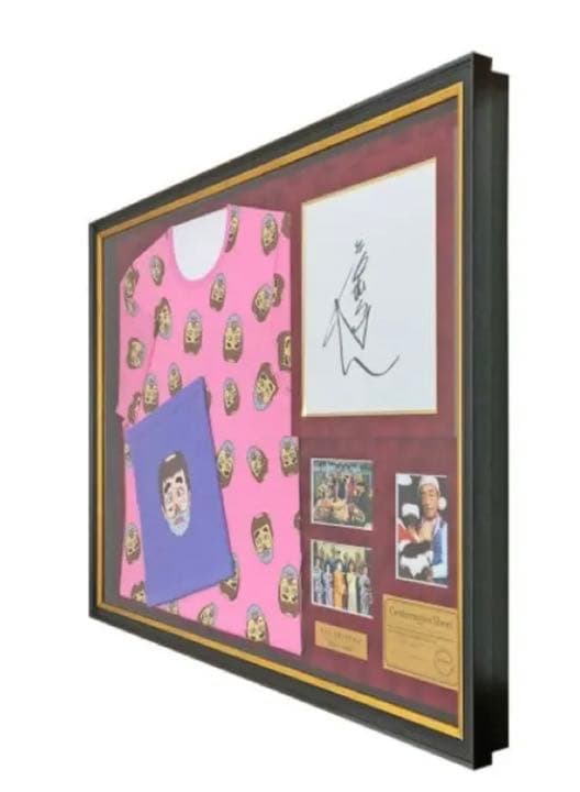 ■特別出品■家宝！！　志村けん　ドリフターズ　ミュージアム展示サイン　豪華額！！