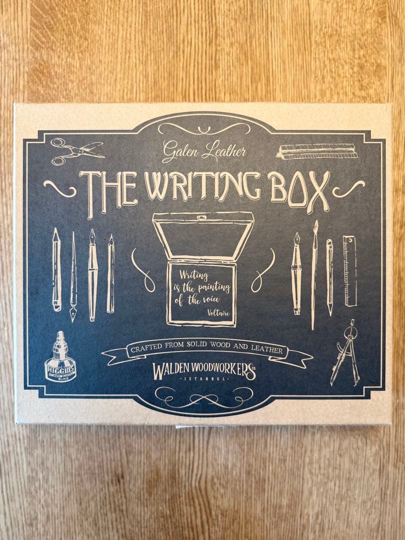 ファイル・バインダー・ケース Galen Leather The WritingBox Wulnut