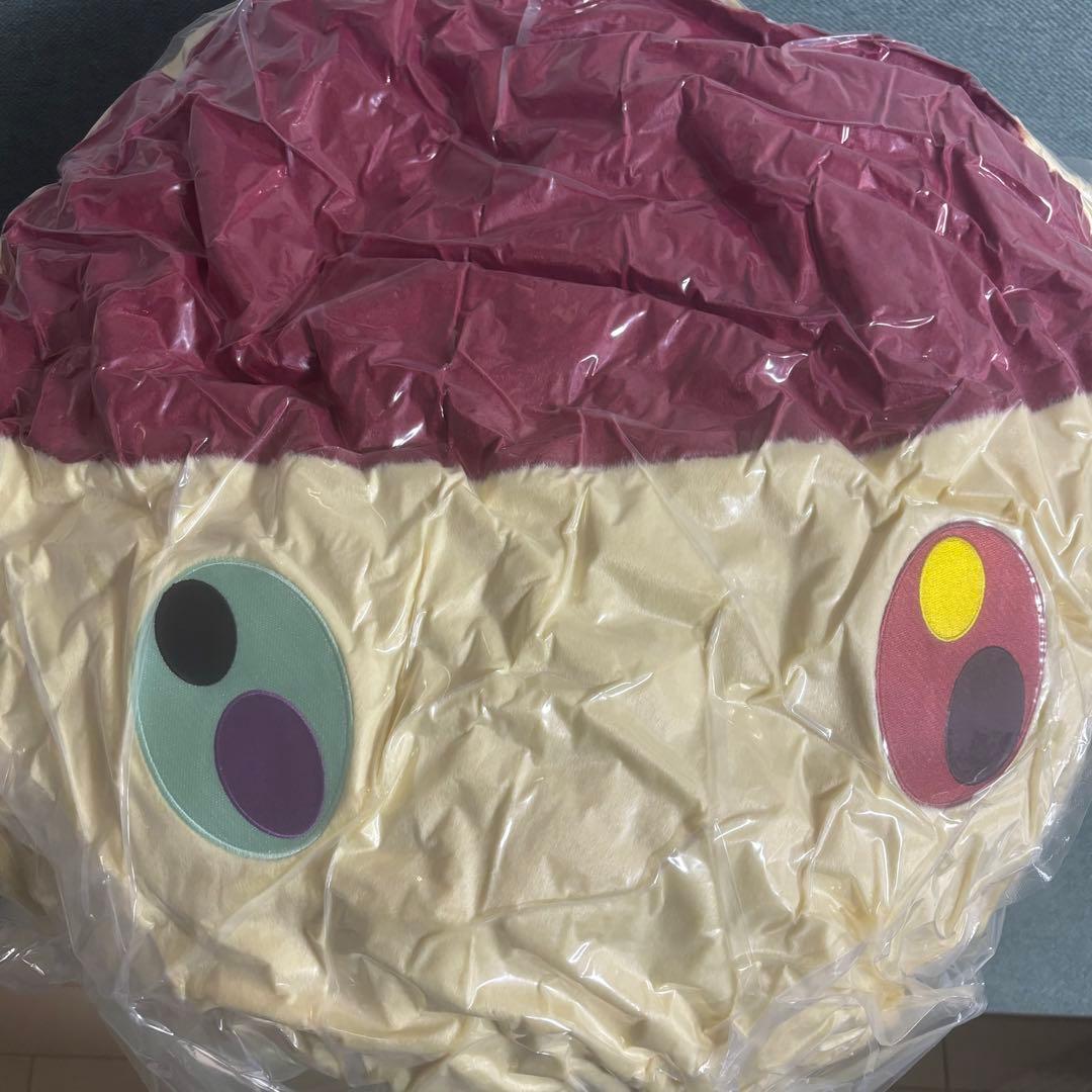 お花クッション ピュアグリーン特大 フラワークッション 村上隆　ラッキーボックス