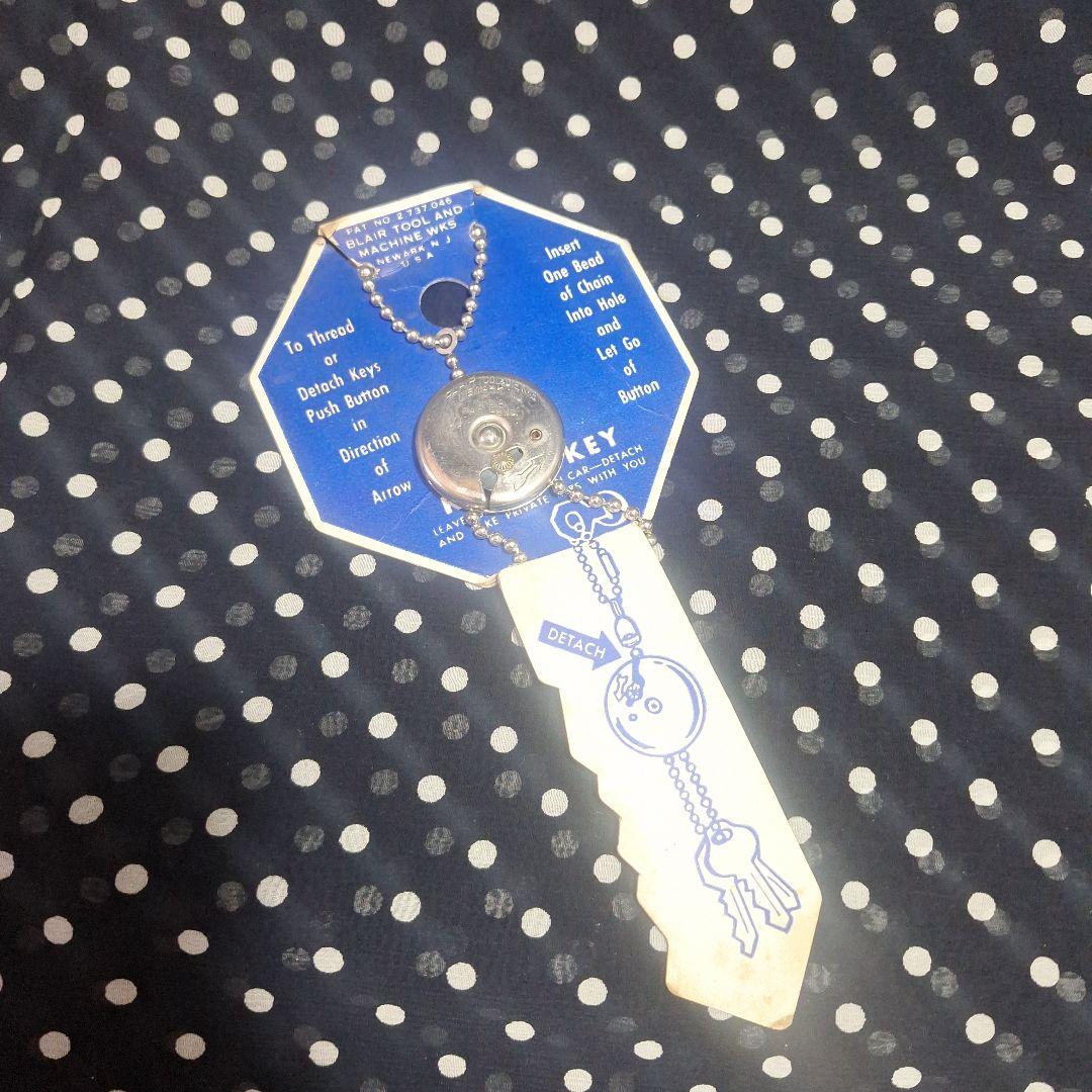 デッド 50's ボールチェーン キーリング キーホルダー USA　ヴィンテージ