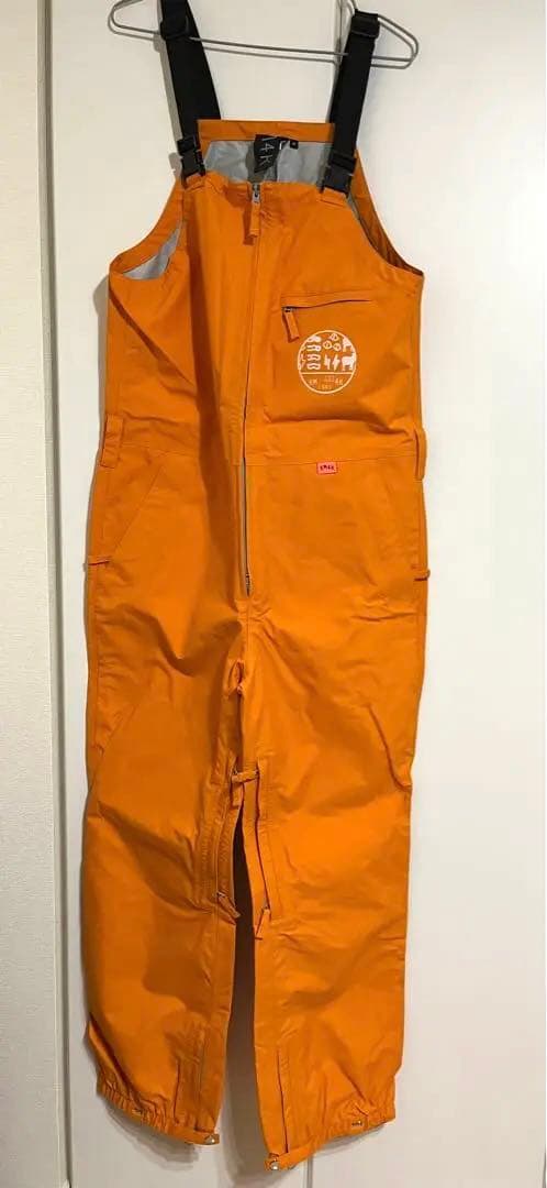 【新品未使用】KM4K PARADICE BIB PANTS オレンジMサイズ