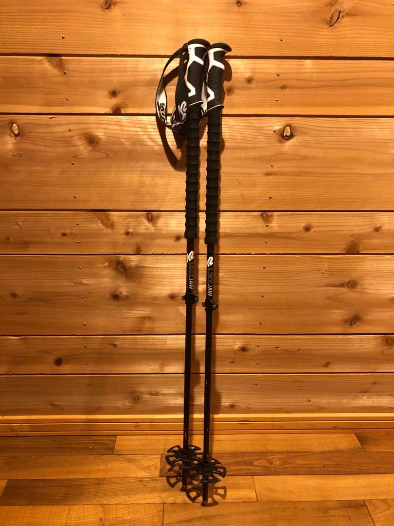 K2 LOCKJAW CARBON 伸縮式 スキー ストック105-145cm