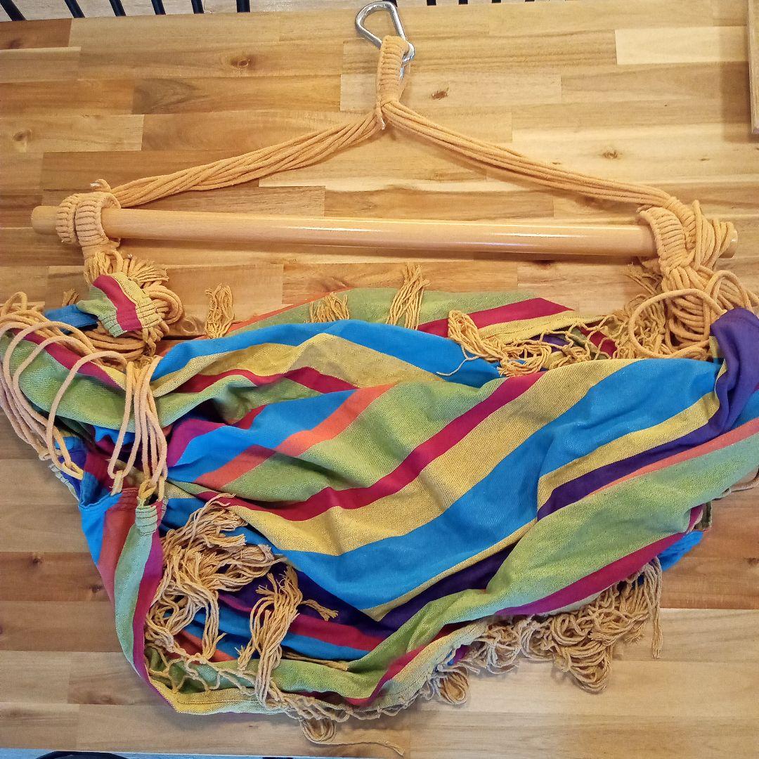 キャンプ・室内用ハンモック1人用