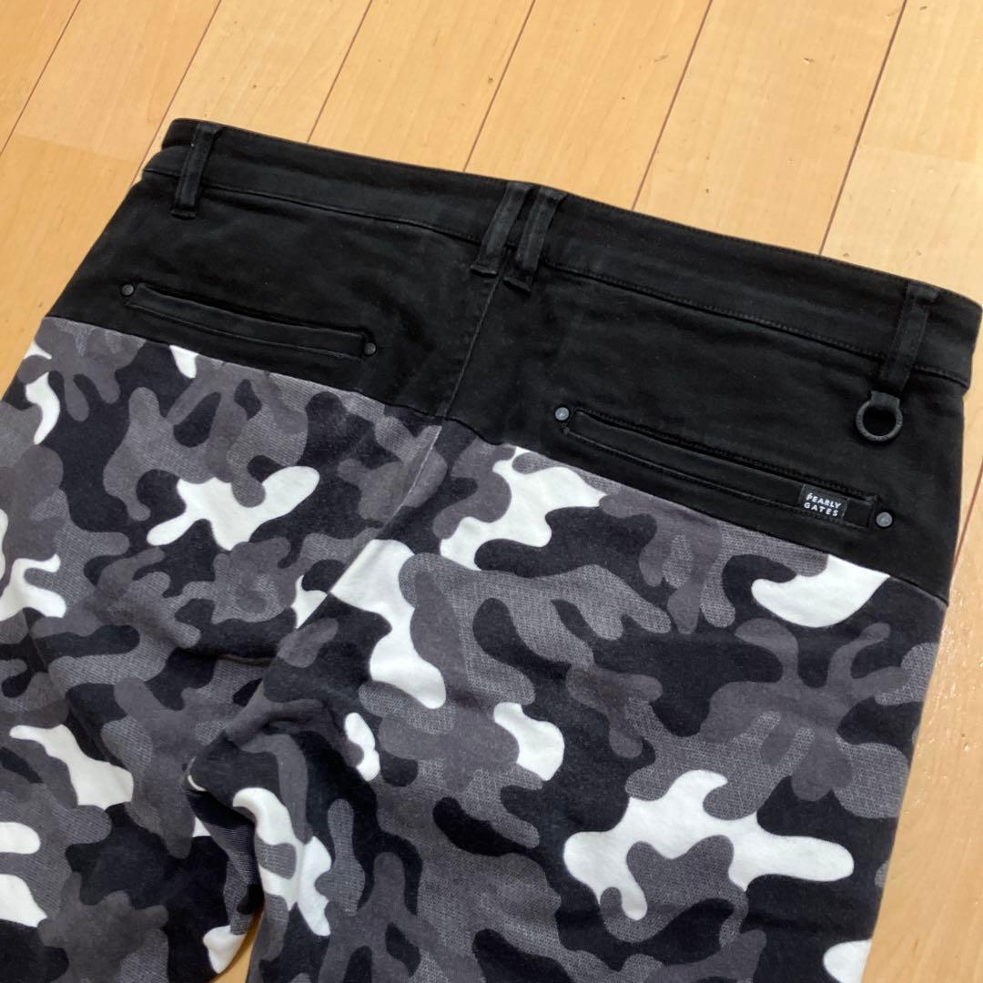PEARLY GATES パーリーゲイツ　パンツ　カモフラ　グレー　サイズ6