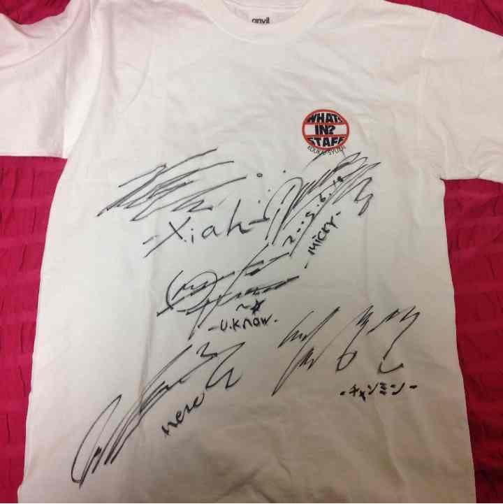 【sold out】5人サイン Tシャツ