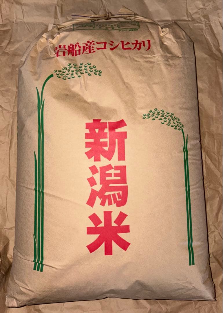 新潟県岩船産コシヒカリ(玄米) 30kg 令和7年産