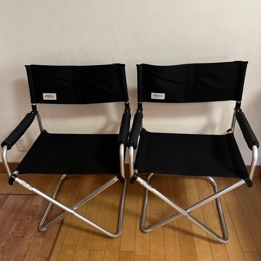 【ヤマコウ期】スノーピーク D. チェアAL　LV-51 2脚　ワイド ブラック
