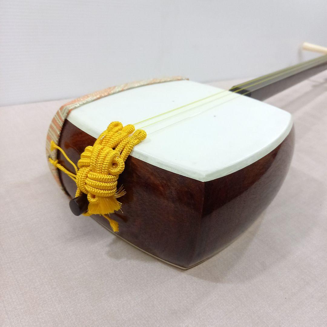 三味線 全長約100cm ハードケース付き 和楽器
