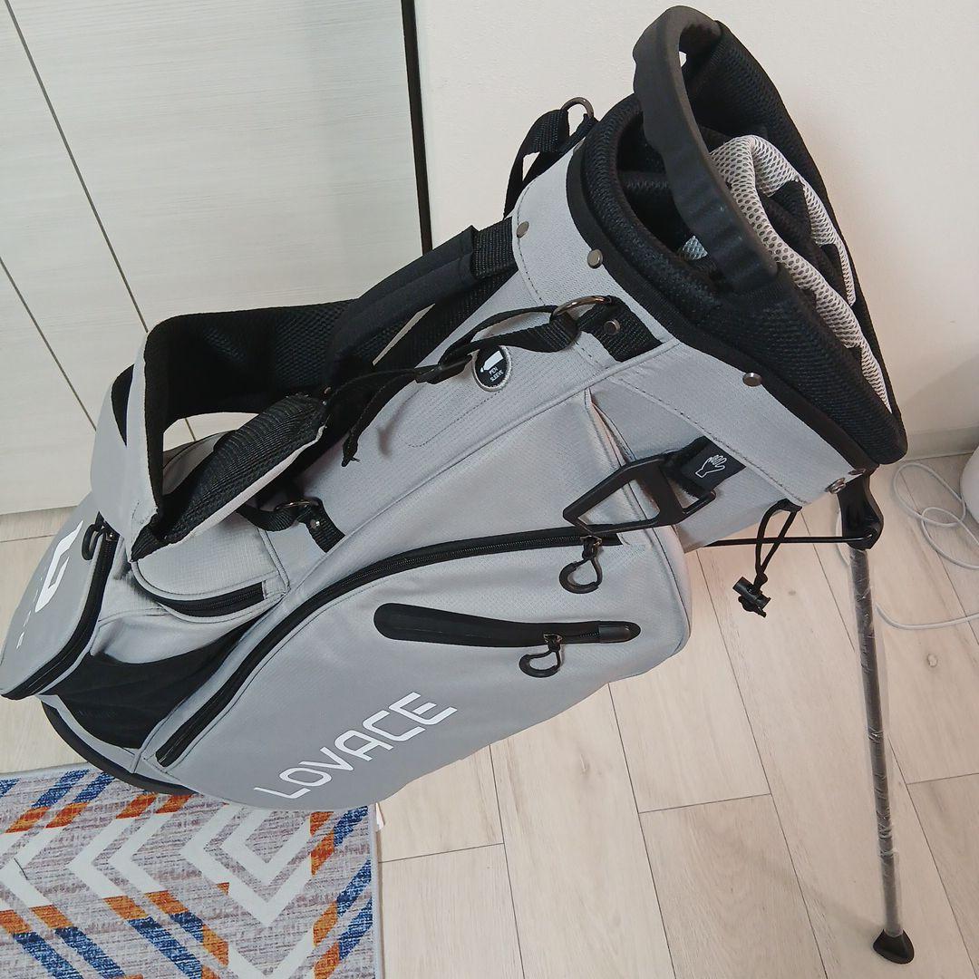 LOVACE スタンドキャディーバッグ　グレー