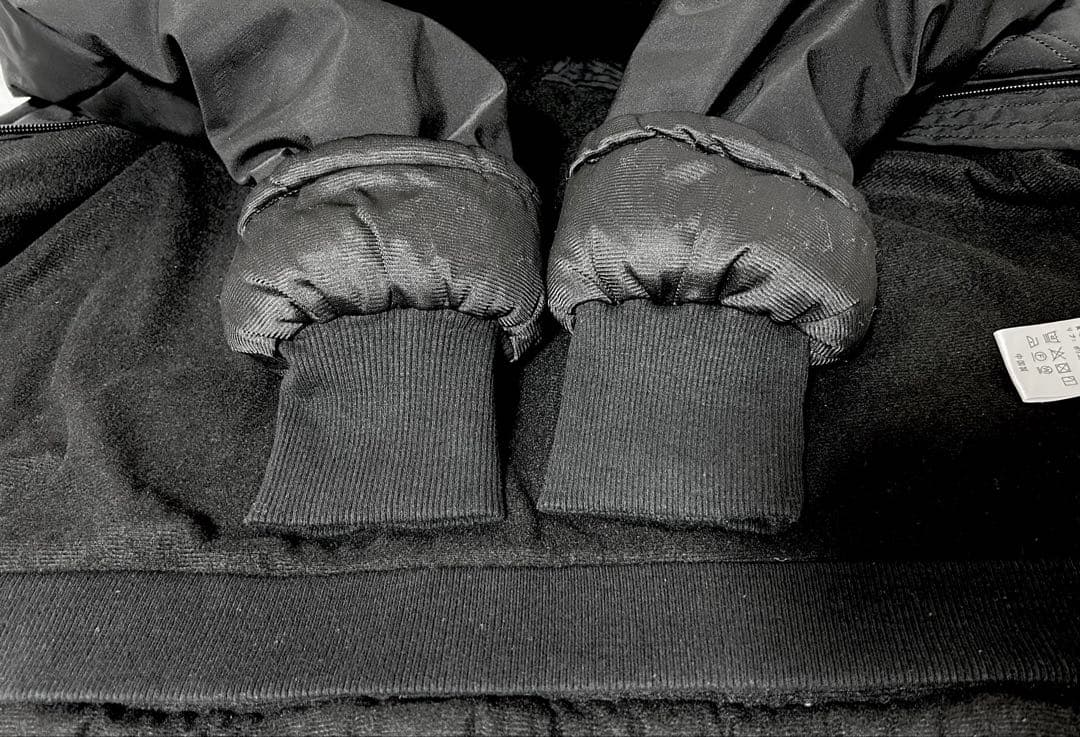 ⭐︎最終お値下げ⭐︎【美品】gol. 中綿ジャケット・ロングパンツ　上下セット　黒Ｍ