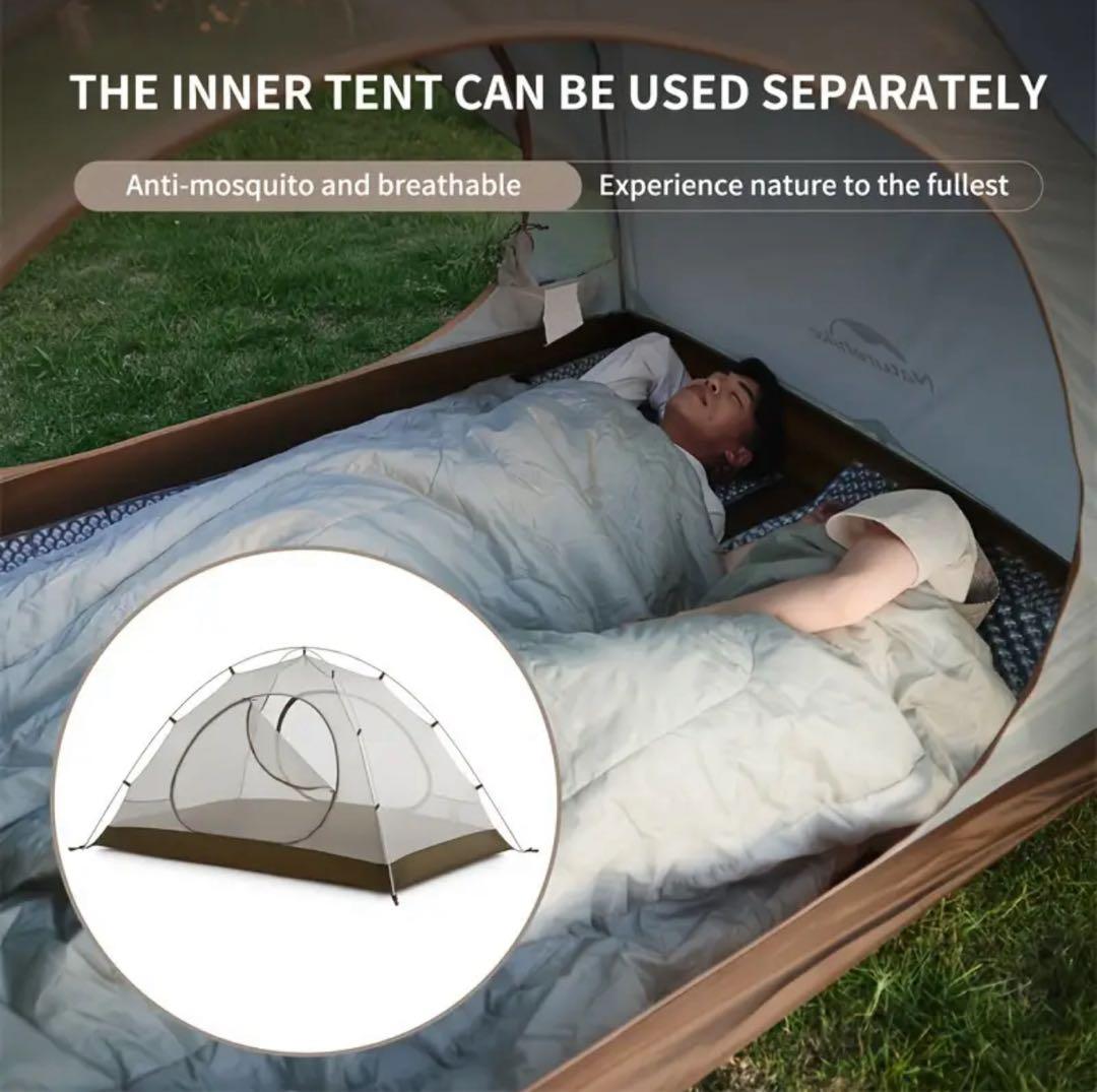 Naturehike 2人用テント シルバー