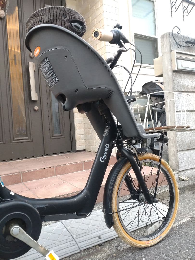 配送可★直接引渡可カスタム【ギュットアニーズ】電動アシスト自転車★充電器付３人乗
