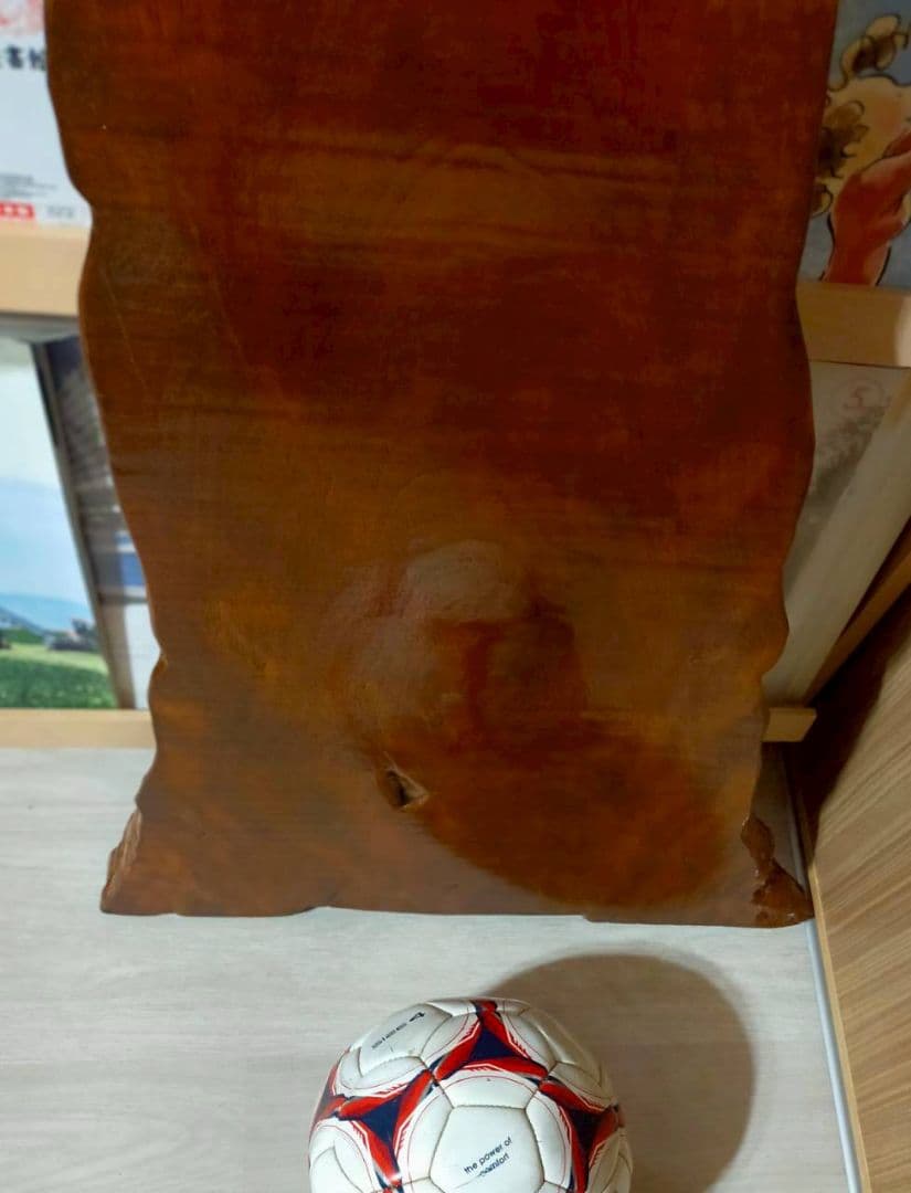 無垢一枚板（鹿児島杉）／天板／研磨＋ニス塗り済／軽量約４kg／テーブル／DIY