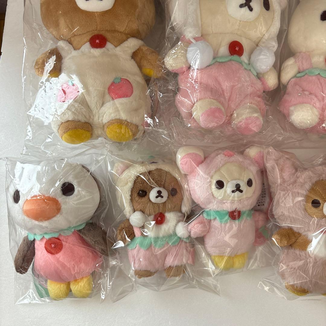 コリラックマ　いちごないちにち　ぬいぐるみ　全種セット