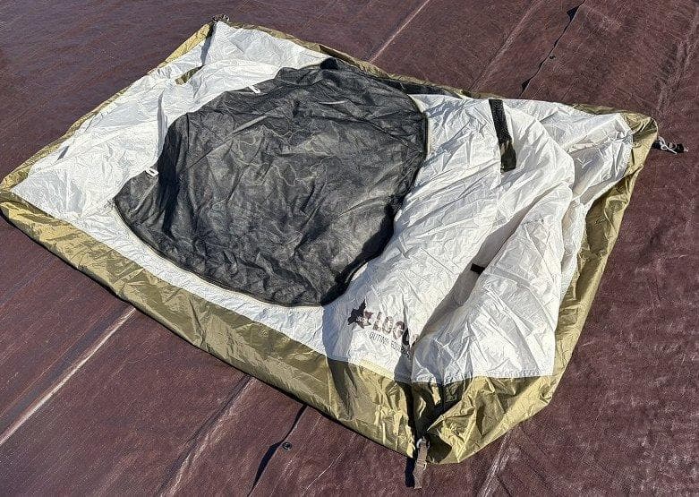 ロゴス Tradcanvas オーニングリビング DUO-BA マット シート付