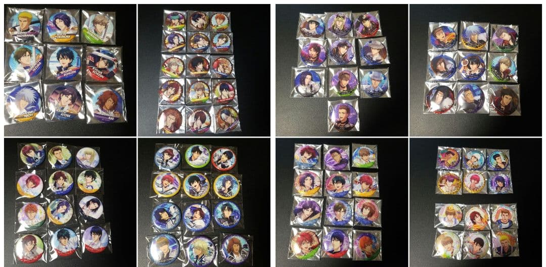 テニスの王子様　RisingBeat ホログラム缶バッジ vol.1~9 コンプ