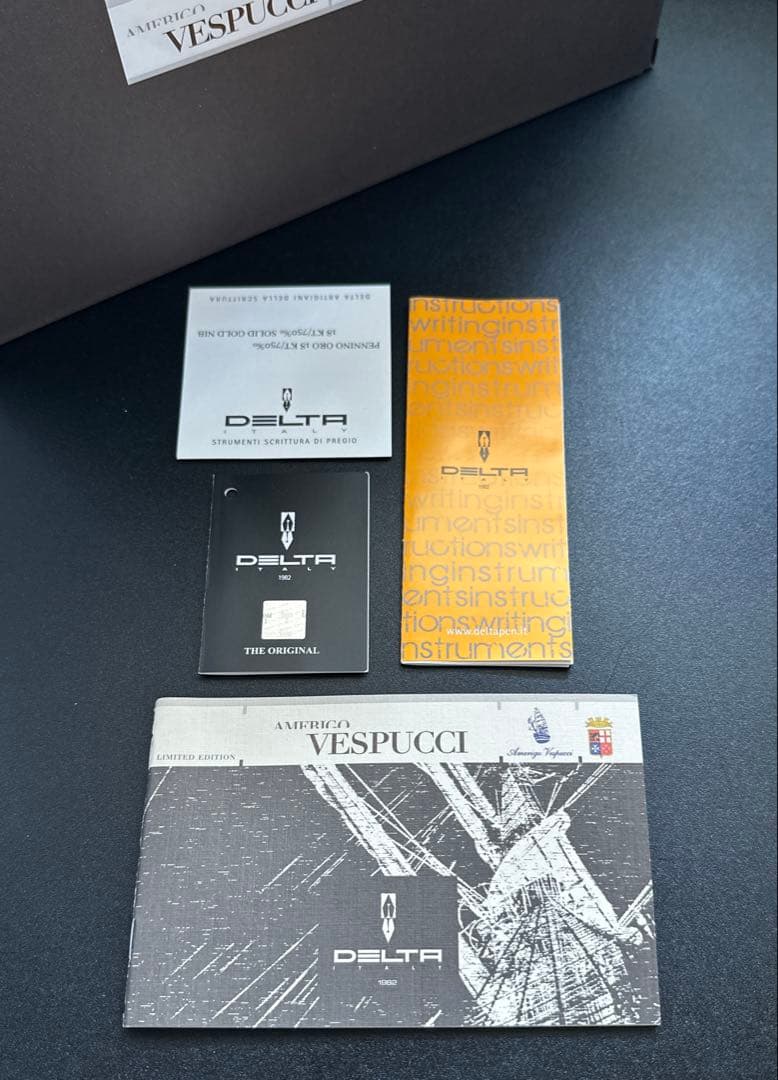 18金ペン先◆レア【新品】デルタ 『アメリゴ・ヴェスプッチ・１KS 』限定品