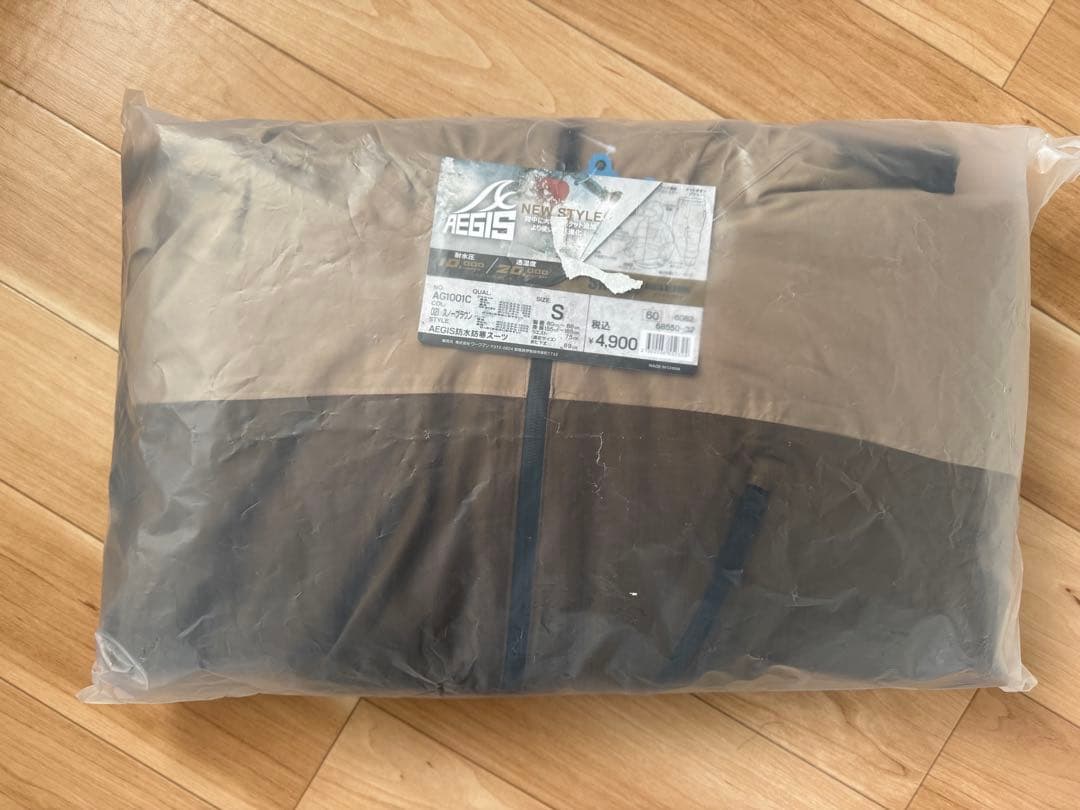 【新品】2025年モデル ワークマン イージス防水防寒スーツ S スノーブラウン