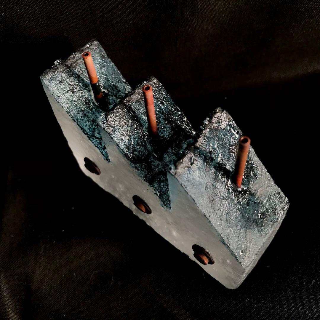 ガラス作家　佐伯泰典作　「夢工場　夜の天蓋」type.2