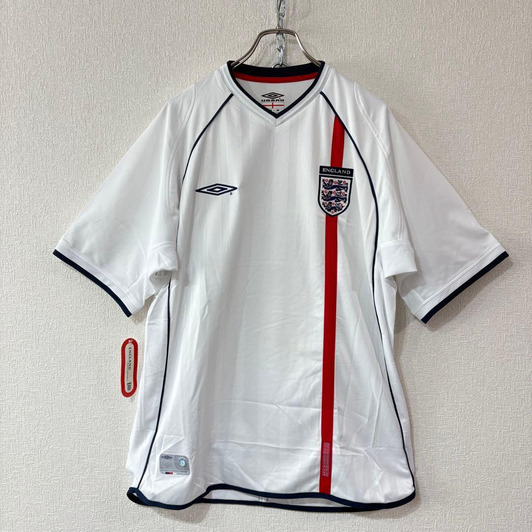 激レア アンブロ イングランド代表 半袖 ユニフォーム 日韓W杯 オフィシャル