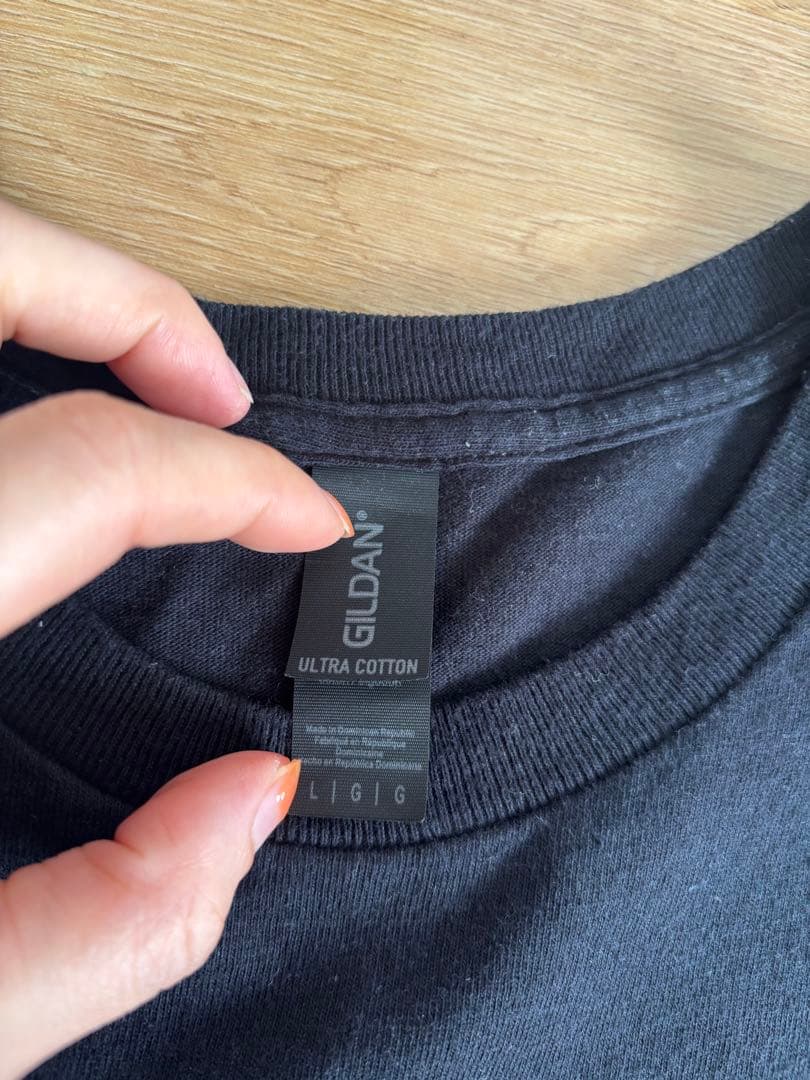 KNOSIS ロゴTシャツ 黒 バンドTシャツ モード　古着