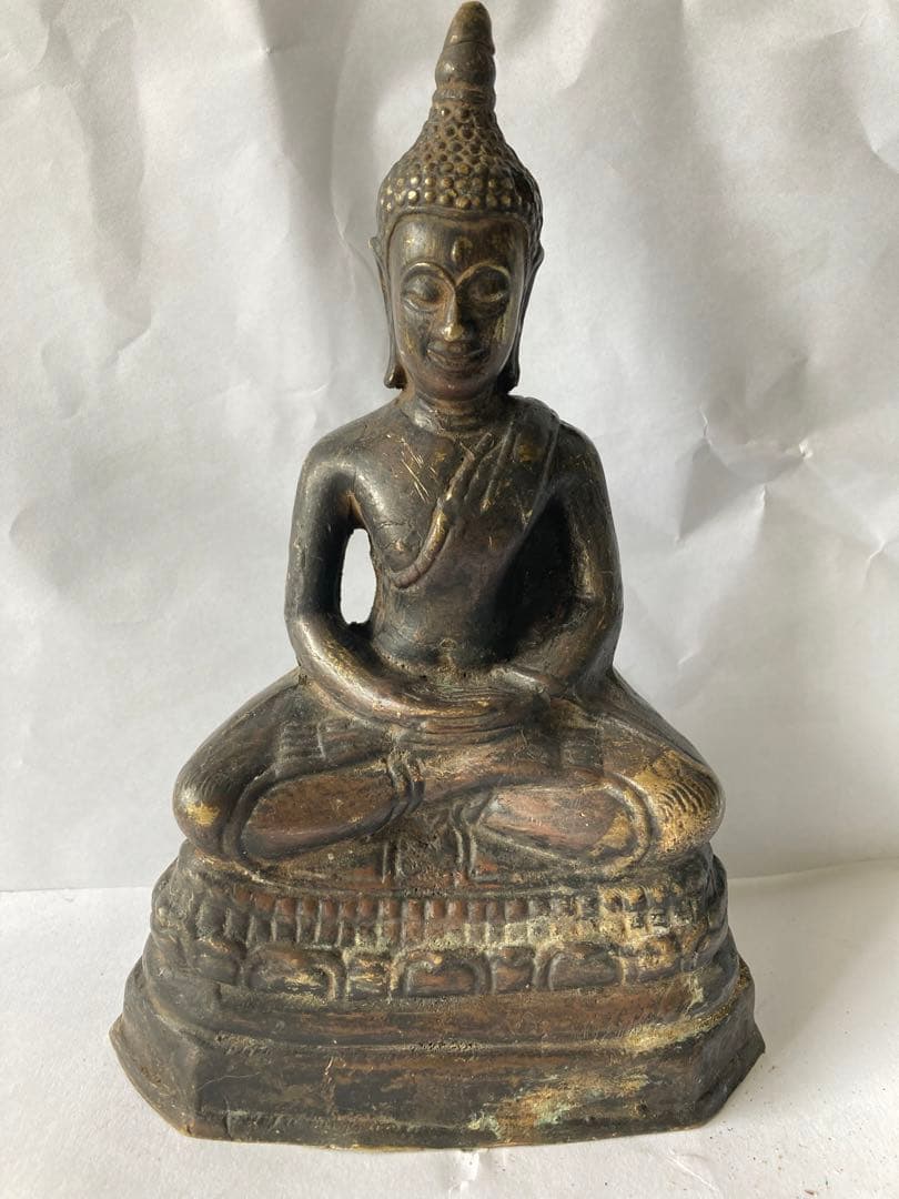 古仏像，清時代，古銅製，中國古美術。