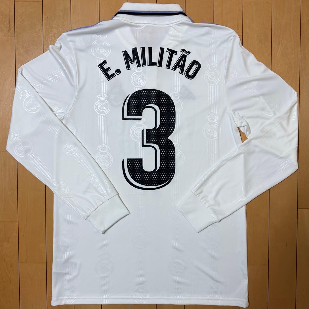 【正規品】レアル・マドリード 22/23 ミリトン ホームユニフォーム 長袖