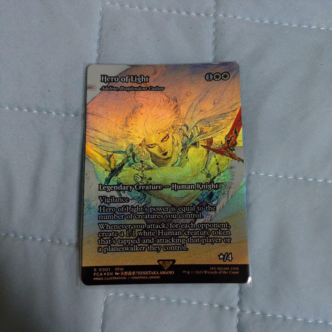 MTG 光の英雄　英語版　ショーケース 継承史 foil 天野喜孝　FF