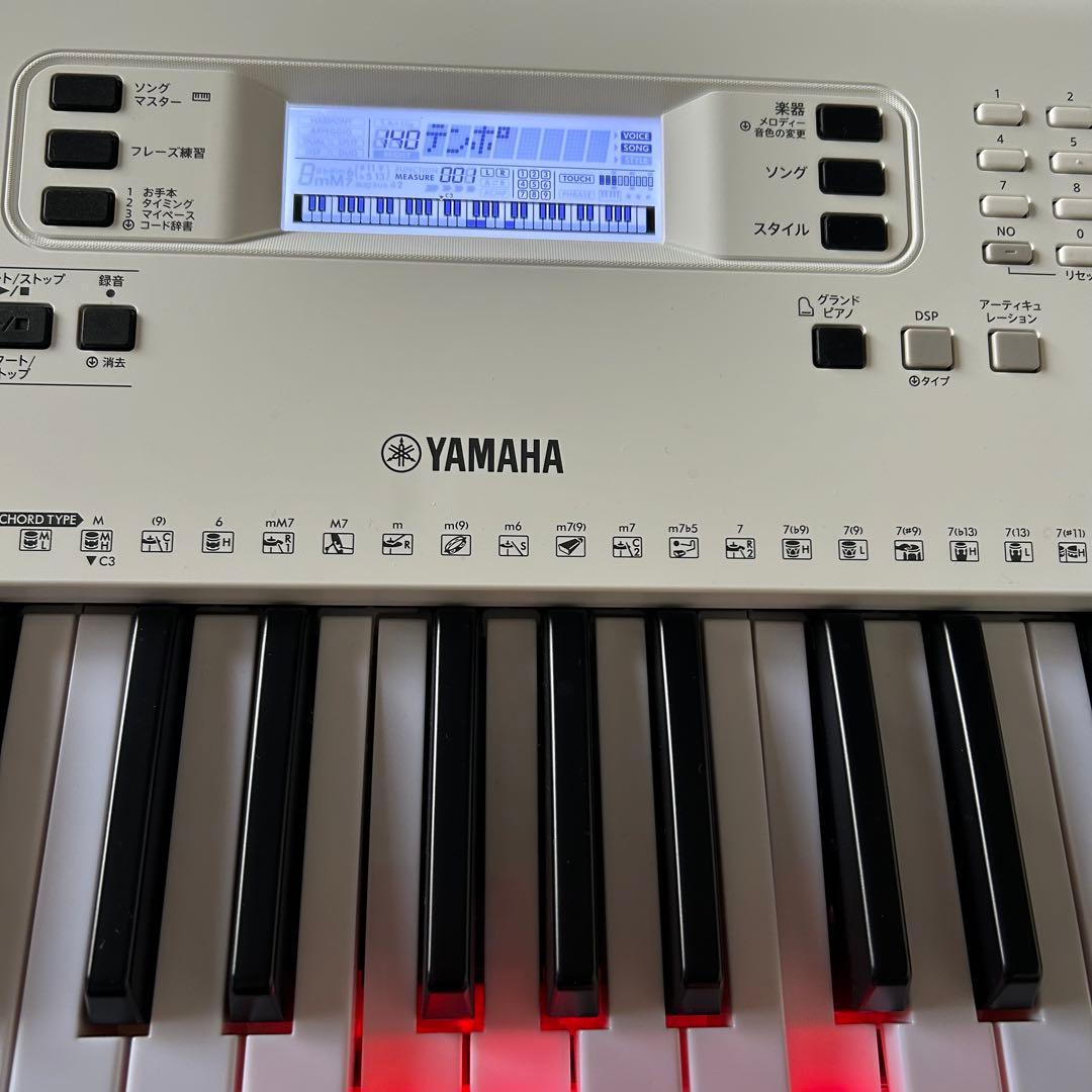 Yamaha EZ-300 デジタルキーボード 譜面台付き